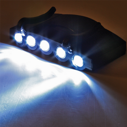 Peak Mounted LED Bump Cap Lamp AHV310-000-000