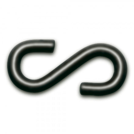 Chain S Hook Chain Connecting Link Galvanised Plastic Black