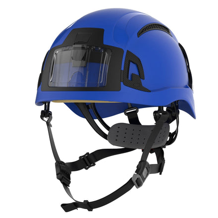 JSP EVO Alta Baseworker Wheel Ratchet Safety Helmet Vented | Blue