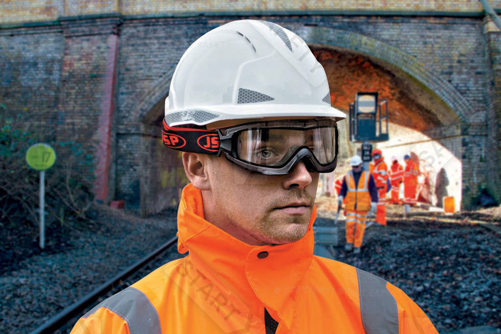 JSP EVO Safety Goggles | Double Lens | Anti-Mist & Scratch Resist | AGM020-823-000