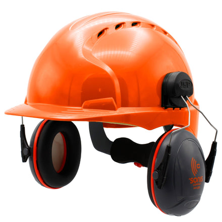 JSP EVO3 With Sonis Compact Ear Defenders Hard Hat Kit