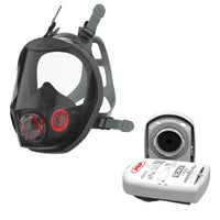 JSP Force10 Typhoon Full Face Mask Medium P3 | Inc. PressToCheck - F-4003 Filters