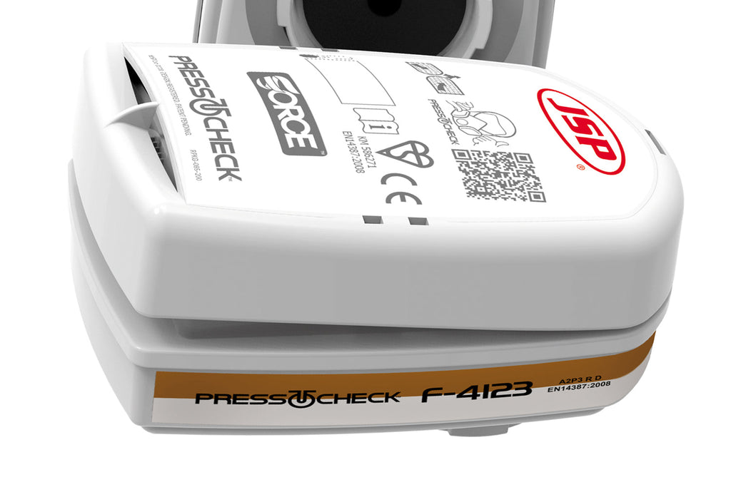 JSP PressToCheck™ F-4123 A2 P3 - Organic Gas & Dust - Pack of 2 | BMN740-000-600