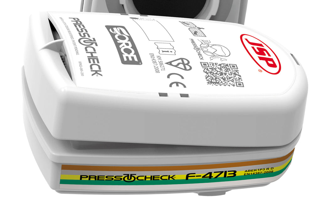 JSP F-4713 ABEK1P3 PressToCheck Filters For Multi-Gas & Dust - 2 Pack | BMN750-000-600