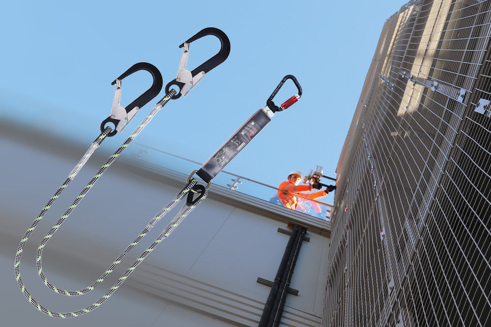 JSP Pioneer 2m Twin Sharp Edge Fall Arrest Lanyard | FAR0411