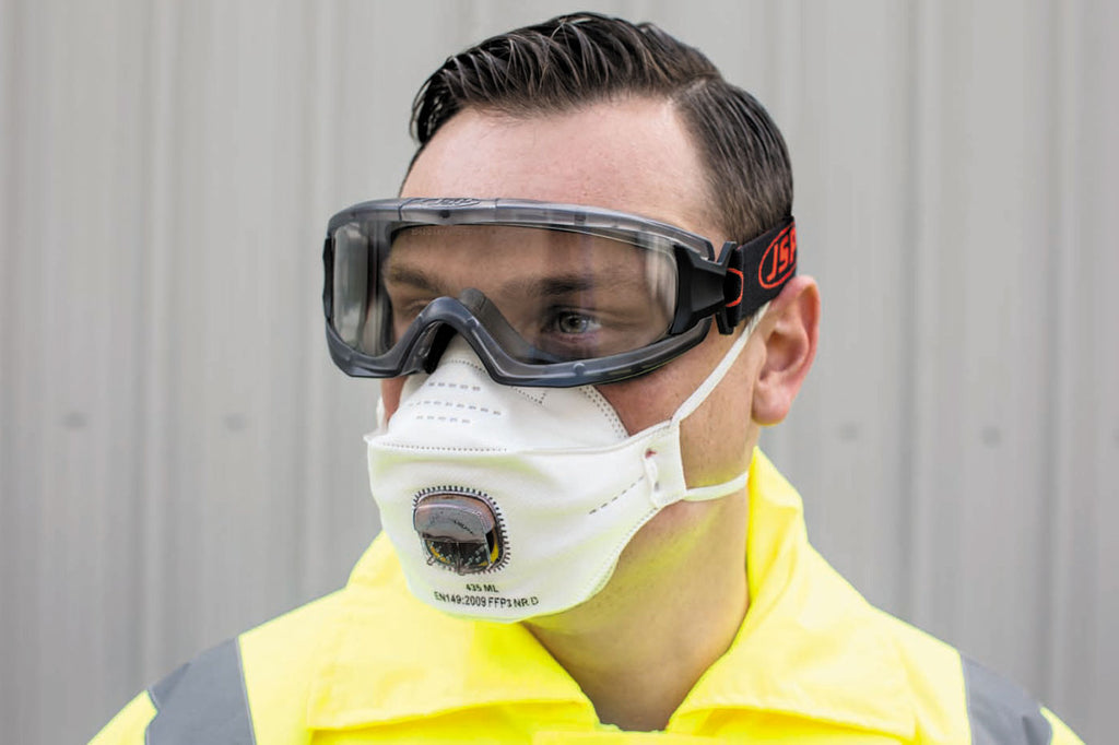 JSP Springfit FFP2 Disposable Fold Flat Typhoon Valve Face Mask 10 Pack | BGA172-202-000