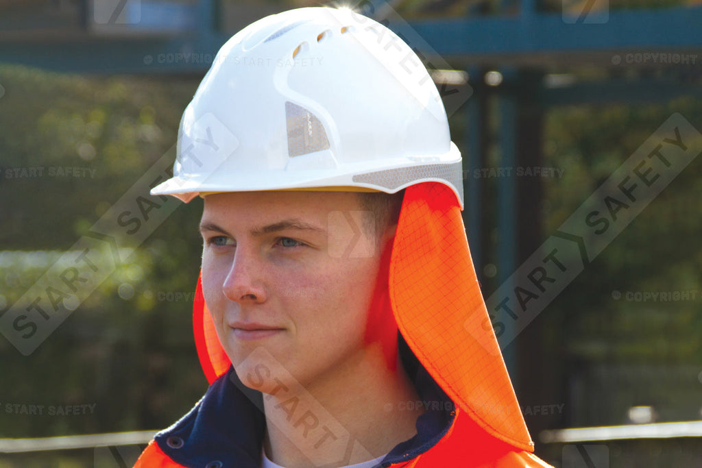 JSP UPF50 Neck Cape - Hi-Vis Orange - Sun and Water Resistant | AHV150-001-600