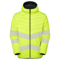 Pulsar Life Ladies Hi Vis Yellow Reversible Puffer Jacket LFE962