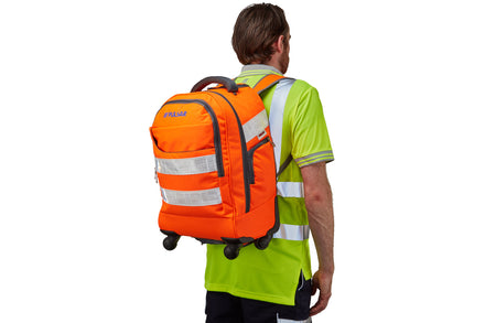 Pulsar Trolley Back Pack Being Worn