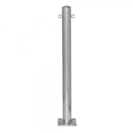 Traffic Line Barrier Post Bolt Down 76mm Galv 2 Eyelets