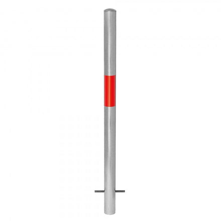 Traffic Line Barrier Post Cast In 60mm Galv