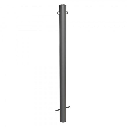Traffic Line Barrier Post Cast In 76mm Galv