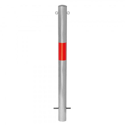 Traffic Line Barrier Post Cast In 76mm Galv