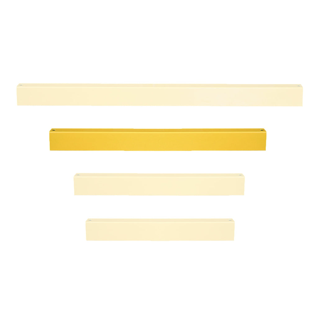 Black Bull HD Impact Protection Railing System Beams (Powder Coated Yellow / 1500mm)