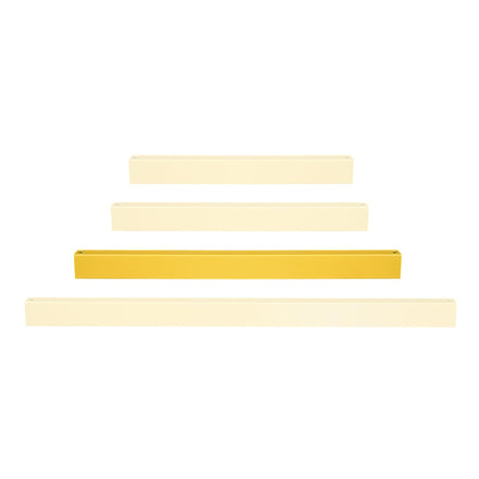 Black Bull MD Guard Rail Protection Beams (Powder Coated Yellow / 1500mm)