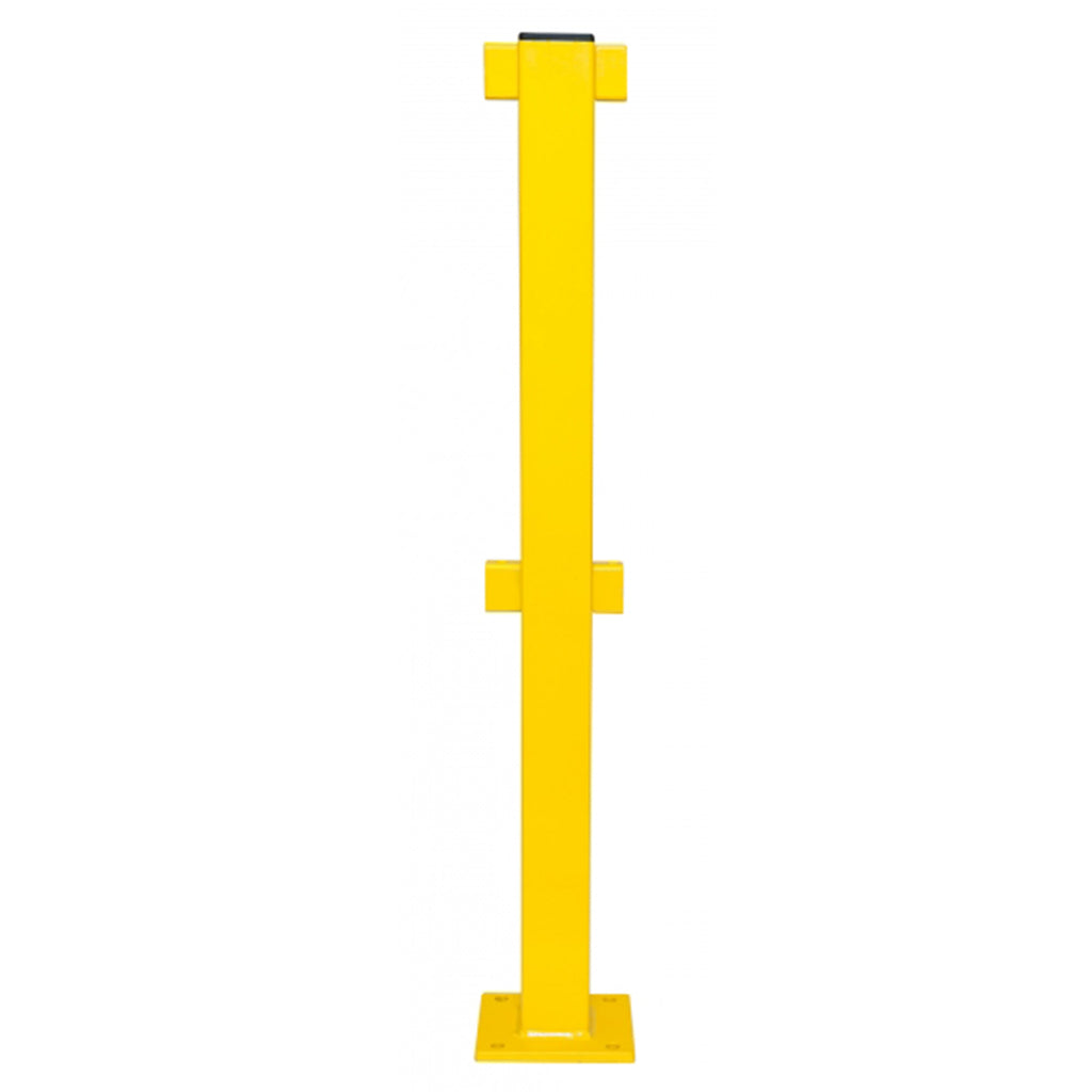 Black Bull MD Guard Rail Posts & Corners (Powder Coated Yellow / Centre Post)