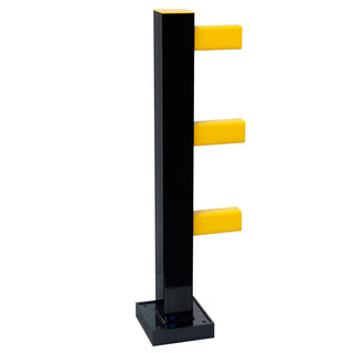 Black Bull Hybrid Flexible Impact Protection Posts (Powder Coated / End Post)