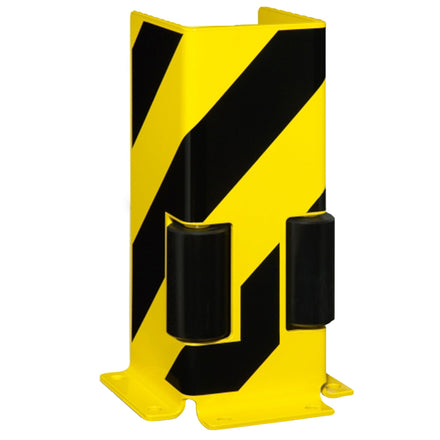 Black Bull Pallet Racking Protector With Guide Rollers