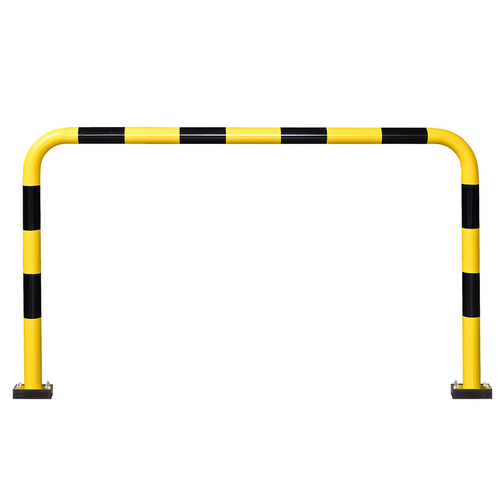 Black Bull 76mm Flex Hoop Warehouse Barrier Guard Rail (Powder Coated / 1240mm / 2000mm)