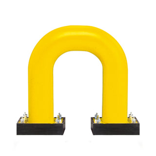 Black Bull 76mm Flex Hoop Warehouse Barrier Guard Rail (Powder Coated / 390mm / 375mm)