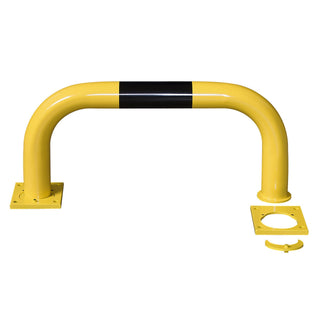 Black Bull Removable Warehouse Hoop Barrier Powder Coated Yellow/Black (350mm / 750mm)