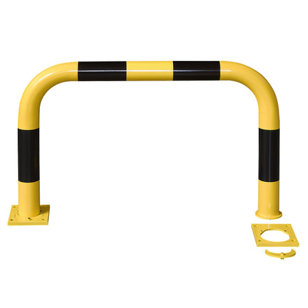 Black Bull Removable Warehouse Hoop Barrier Powder Coated Yellow/Black