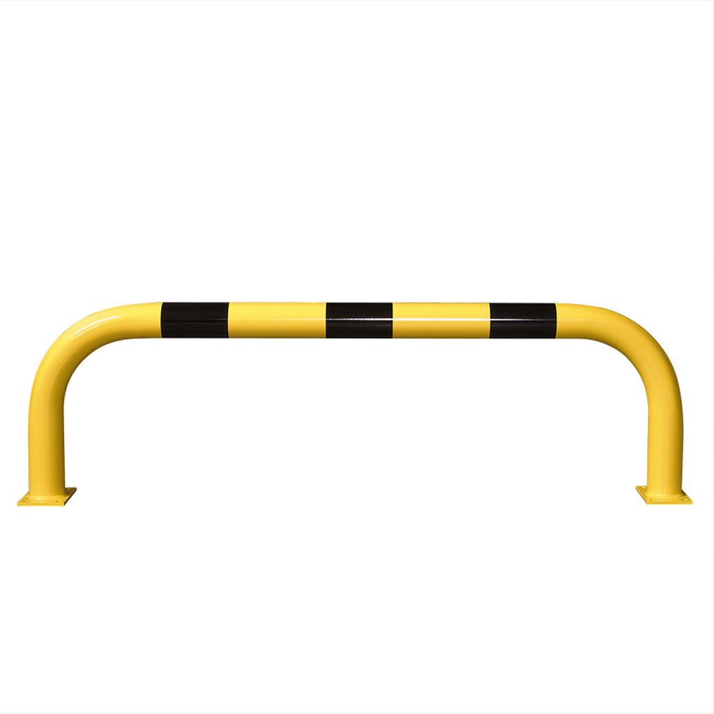Black Bull 76mm Warehouse Hoop Barrier Guard Rail Yellow (Powder Coated / 350mm / 1000mm)