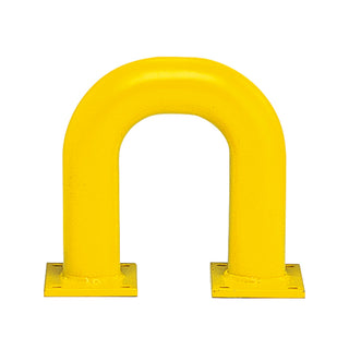 Black Bull 76mm Warehouse Hoop Barrier Guard Rail Yellow (Powder Coated / 350mm / 375mm)