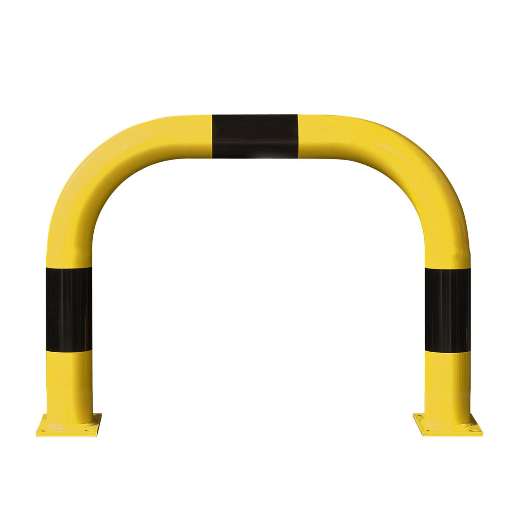 Black Bull 76mm Warehouse Hoop Barrier Guard Rail Yellow (Powder Coated / 600mm / 750mm)