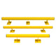 Black Bull Raised Collision Bar Powder Coated Yellow