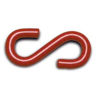 Chain S Hook Chain Connecting Link Galvanised Plastic Red