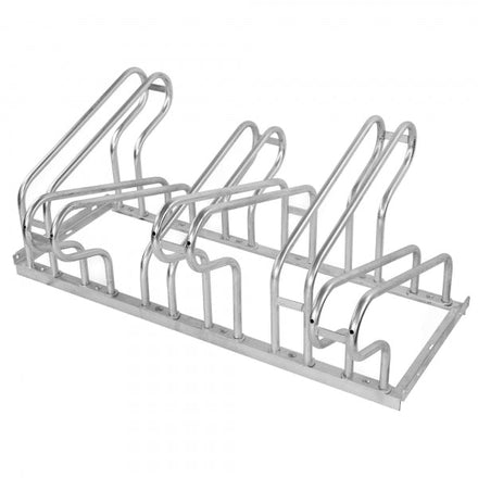 City Bicycle Rack Classic Galvanised Double Side 6 Bikes