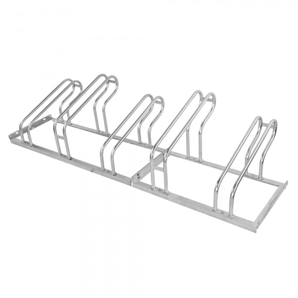 City Bicycle Rack Classic Galvanised Single Side 6 Bikes