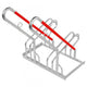 City Bicycle Rack Hybrid Galvanised 2 Bikes