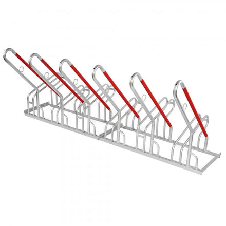 City Bicycle Rack Hybrid Galvanised 6 Bikes
