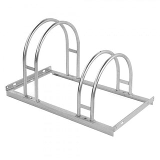 City Bicycle Rack Luna Galvanised 2 Bikes