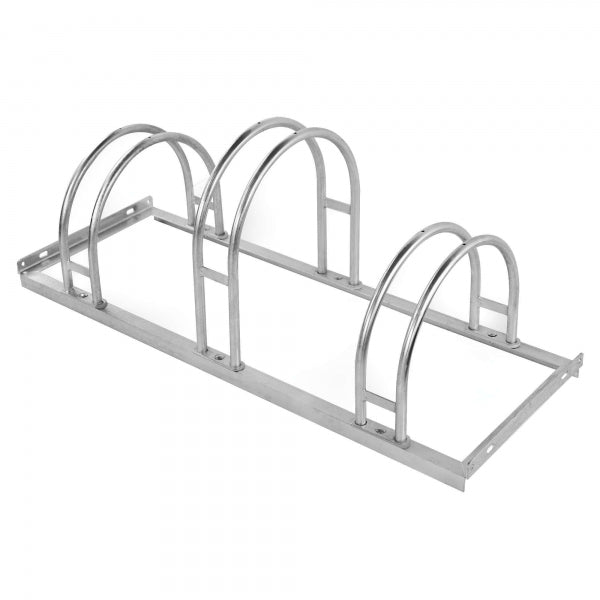 City Bicycle Rack Luna Galvanised 3 Bikes