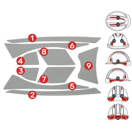 JSP CR2 Reflective Kit For EVO2 / EVO3 Helmets