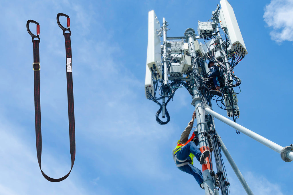 JSP Pioneer 2m Adjustable Work Positioning / Restraint Lanyard | FAR0208