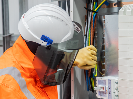 JSP AFP-25 Helmet Mounted Arc Flash Faceshield