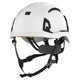 Casque de sécurité ventilé à molette JSP EVO Alta Baseworker (blanc / sans porte-badge)