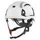 Casque de sécurité ventilé à double interrupteur et roue dentée JSP EVO Alta