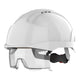 Casque de sécurité ventilé à molette JSP EVO VISTAlens (blanc/blanc)
