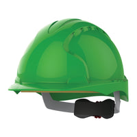 JSP EVO3 Safety Helmet Mid Peak Wheel Ratchet | Green