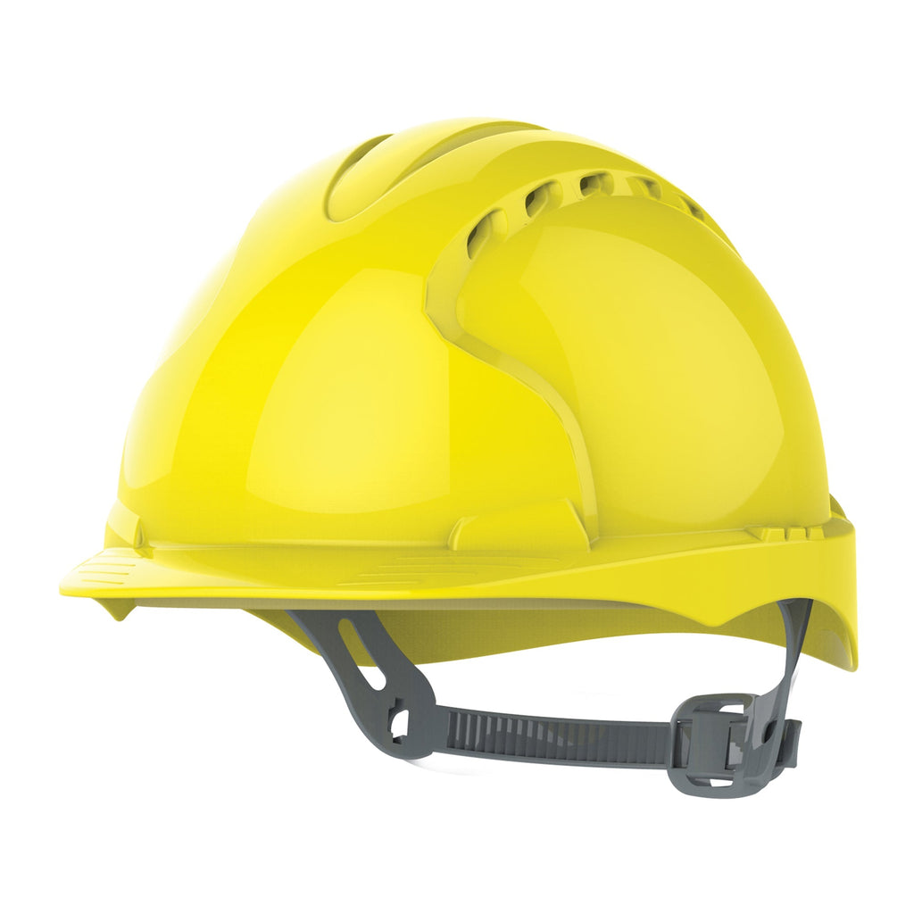 JSP EVO3 Safety Helmet Mid Peak Slip Ratchet Vented