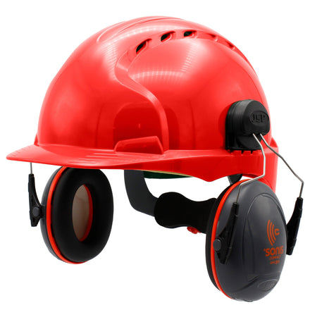 JSP EVO3 With Sonis Compact Ear Defenders Hard Hat Kit