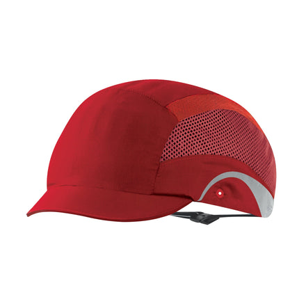 JSP HardCap Aerolite Bump Cap Micro Peak (Red)