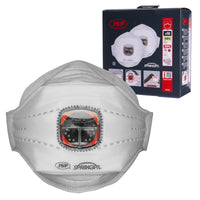 JSP Springfit FFP3 Disposable Fold Flat Typhoon Valve Face Mask 10 Pack | BGA182-206-000