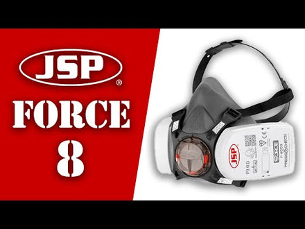 JSP Force8 Half Mask No Filters | Choose Your Size