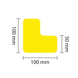 PROline Warehouse & Pallet Zone Markers - Self-Adhesive Stickers - Yellow